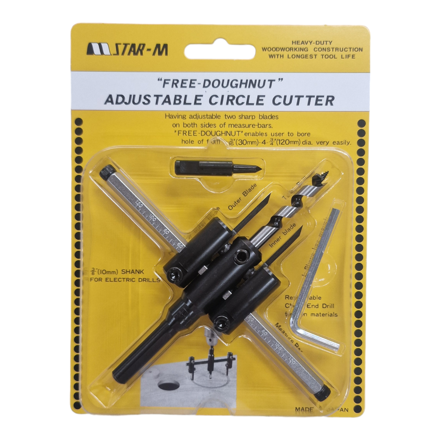 Picture of Star-M Adjustable Circle Hole Cutter