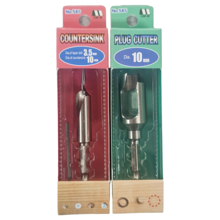 Picture of Star M Japanese 10mm Countersink & Plug Cutter Set 58S-3510 3.5 x 10mm