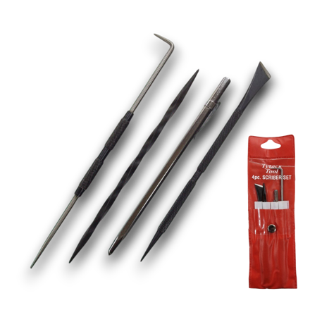 Picture of Engineers 4pc Hardened Steel Scriber Set